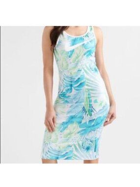 Tropical Print Mini Dress